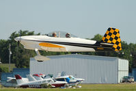 N43FH @ OSH - 1995 Hutchins Frank RV-4, c/n: 2843 arriving at 2011 Oshkosh - by Terry Fletcher