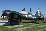 N240CF @ OSH - 1945 Chance Vought F4U-4, c/n: 9513 at 2011 Oshkosh - by Terry Fletcher