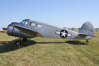 N88878 @ OSH - 1943 Cessna T-50, c/n: 4121 at 2011 Oshkosh - by Terry Fletcher