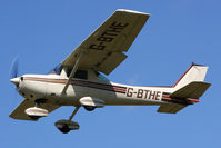 G-BTHE @ EGBR - Cessna 150L at Breighton Airfield's Wings & Wheels Weekend, July 2011. - by Malcolm Clarke