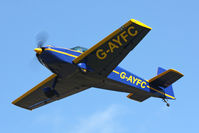 G-AYFC @ EGBR - Rollason Druine D-62B Condor at Breighton Airfield's Wings & Wheels Weekend, July 2011. - by Malcolm Clarke