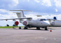 G-BZAY @ EGBP - ex BA CityFlyer in storage at Kemble - by Chris Hall