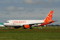 OK-HCB @ EIDW - Lining up for departure off Rwy 28.