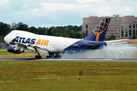 N496MC @ ELLX - touchdown - by Friedrich Becker