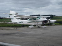 ZK-DOL @ NZNE - Checking oil level - by magnaman
