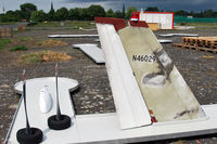 N46029 @ EDDI - Temphelhof Airport became a public park after its closing down in 2008. Here you see a miniature golf course using parts of this Cessna. - by Tomas Milosch