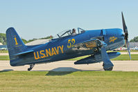 N68RW @ OSH - 1947 Grumman F8F-2, c/n: 1217761 wears false Bu94996 markings - by Terry Fletcher