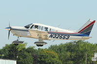 N32553 @ OSH - 1974 Piper PA-28-235, c/n: 28-7510024 departing Oshkosh 2011 - by Terry Fletcher