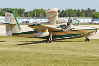 N5028L @ OSH - 1971 Lake LA-4-200, c/n: 485 at 2011 Oshkosh - by Terry Fletcher