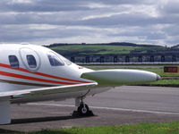 N117EA @ EGPN - At Dundee Riverside (EGPN). The Tay Rail Bridge in the background - by Clive Pattle