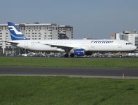 OH-LZF @ LFPG - Landed on runway 27R and then reached the parallels by taxing on Alpha loop