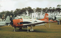 140511 @ NPA - Another view of this T-28C Trojan of Training Squadron VF-3 on display at the Pensacola Naval Aviation Museum in November 1979. - by Peter Nicholson