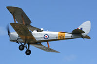G-ANON @ EGBR - De Havilland DH82A Tiger Moth at Breighton Airfield's Wings & Wheels Weekend, July 2011. - by Malcolm Clarke