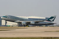 B-HUL @ EGCC - Cathay Pacific - by Chris Hall