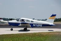 N18PE @ GIF - 1977 Piper PA-28-161 Warrior II N18PE at Gilbert Airport, Winter Haven, FL - by scotch-canadian