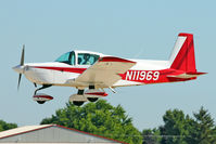 N11969 @ OSH - American General Acft Corp AG5B, c/n: 10126 landing at 2011 Oshkosh - by Terry Fletcher