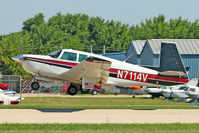 N7114V @ OSH - 1974 Mooney M20F, c/n: 22-0049 at 2011 Oshkosh