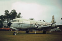 128431 @ NPA - C-118B Liftmaster of Patrol Squadron VP-52 as displayed at the Pensacola Naval Aviation Museum in Novembr 1979. - by Peter Nicholson