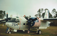 136754 @ NPA - C-1A Trader as displayed at the Pensacola Naval Aviation Museum in November 1979. - by Peter Nicholson