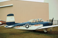 140816 @ NPA - This T-34B Mentor on display at the Pensacola Naval Aviation Museum in November 1979 was later to join the US civil register. - by Peter Nicholson