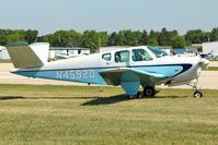N4592D @ OSH - 1956 Beech G35, c/n: D-4760 at 2011 Oshkosh - by Terry Fletcher