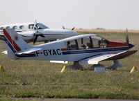 F-GYAC @ LFBH - Parked on the grass... - by Shunn311
