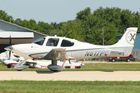 N617PC @ OSH - Cirrus Design Corporation SR22T, c/n: 0158 at 2011 Oshkosh - by Terry Fletcher