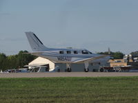 N214GF @ KOSH - landing at KOSH EAA 2011