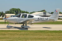 N387TX @ OSH - 2008 Cirrus Design Corp SR22, c/n: 2944 at 2011 Oshkosh - by Terry Fletcher