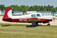 N518T @ OSH - 1966 Mooney M20C, c/n: 3466 at 2011 Oshkosh - by Terry Fletcher