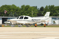 N244AH @ OSH - 2006 Cirrus Design Corp SR22, c/n: 1915 at 2011 Oshkosh - by Terry Fletcher