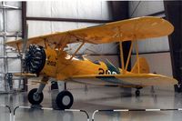 N2PP @ KAZO - This aircraft is now registered as N28PU.  PT-13D 42-17573 marked as an N2S-5 - by Glenn E. Chatfield