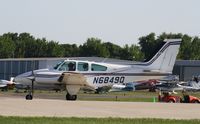 N6849Q @ KOSH - Beech B55 - by Mark Pasqualino