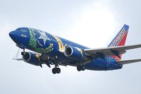 N727SW @ KSAT - Landing 12R, one of two state planes this morning.