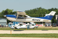 N2114V @ OSH - 2004 Cessna 182T, c/n: 18281320 at 2011 Oshkosh - by Terry Fletcher