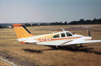 G-ATGR - Beech B55 Baron as seen at Leavesden Airfield (since closed) in the Summer of 1975. - by Peter Nicholson