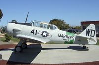 N100GD - North American SNJ-5 Texan at the Flying Leatherneck Aviation Museum, Miramar CA