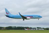 G-FDZB @ EGSH - About to touch down. - by Graham Reeve