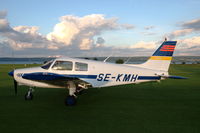 SE-KMH @ ESSI - Piper Cadet of Linköpings Flygklubb parked on the airfield of Visingsö island in the Vättern lake. - by Henk van Capelle
