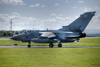 ZA410 @ EGGP - On hold on taxiway to runway 27 with ZD743 for take-off to the Southport airshow. Note the refuelling probe is extended. - by Mark J Kopczewski