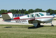 N5536D @ OSH - 1957 Beech H35, c/n: D-5086 at 2011 Oshkosh - by Terry Fletcher