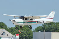 N555FN @ OSH - 2001 Cessna 172R, c/n: 17280999 at 2011 Oshkosh - by Terry Fletcher