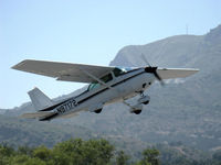 N97172 @ SZP - 1984 Cessna 172P SKYHAWK II, Lycoming O-320-D2J 160 Hp, takeoff climb Rwy 22 - by Doug Robertson
