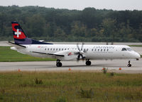 HB-IZH @ LSGG - Taxiing holding point rwy 23 for departure... - by Shunn311