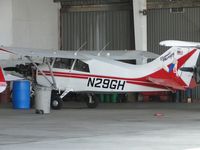 N29GH @ CCB - Parked under the roof at Foothill Sales & Service - by Helicopterfriend