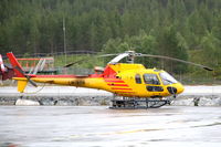 LN-OTR @ ENSG - Ecureuil helicopter on the platform of Sogndal airport, Norway. - by Henk van Capelle