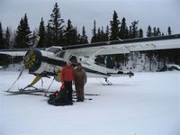 C-FFLN - Bakers Narrows, Flin Flon, Manitoba; pilot and instructor in picture ! - by Brett Baynton