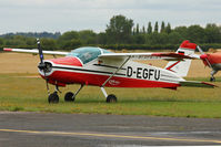 D-EGFU @ EGBW - 1966 Bolkow BO-208C Junior, c/n: 640 at Wellesbourne - by Terry Fletcher