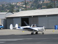 N3058H @ SZP - 1946 ERCO Ercoupe 415-C, Continental C85 85 Hp, holding short Rwy 22 - by Doug Robertson