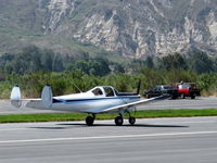 N3058H @ SZP - 1946 ERCO Ercoupe 415-C, Conttinental C85 85 Hp, landing roll Rwy 22 - by Doug Robertson